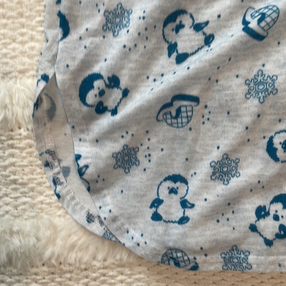 Vintage Penguin nightgown Homebodies by leisure life blue women’s size small S - Picture 5 of 9